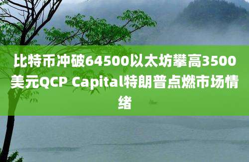 比特币冲破64500以太坊攀高3500美元QCP Capital特朗普点燃市场情绪