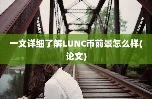 一文详细了解LUNC币前景怎么样(论文)