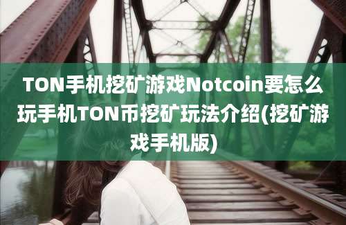 TON手机挖矿游戏Notcoin要怎么玩手机TON币挖矿玩法介绍(挖矿游戏手机版)