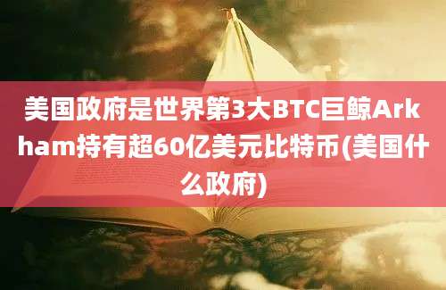 美国政府是世界第3大BTC巨鲸Arkham持有超60亿美元比特币(美国什么政府)