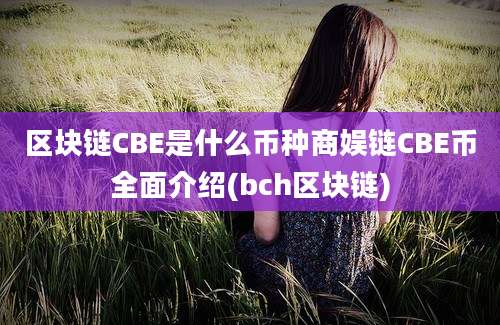 区块链CBE是什么币种商娱链CBE币全面介绍(bch区块链)