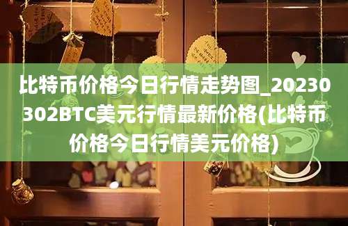 比特币价格今日行情走势图_20230302BTC美元行情最新价格(比特币价格今日行情美元价格)