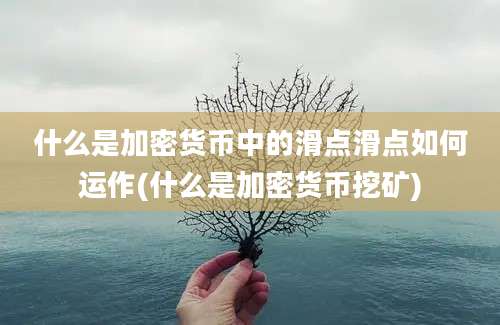 什么是加密货币中的滑点滑点如何运作(什么是加密货币挖矿)