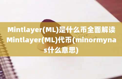 Mintlayer(ML)是什么币全面解读Mintlayer(ML)代币(minormynas什么意思)