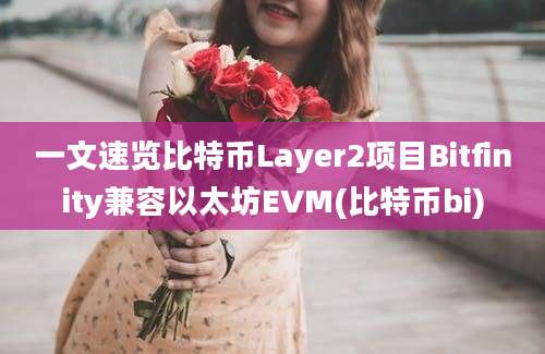 一文速览比特币Layer2项目Bitfinity兼容以太坊EVM(比特币bi)