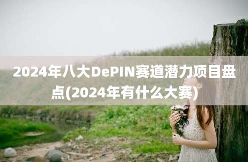 2024年八大DePIN赛道潜力项目盘点(2024年有什么大赛)