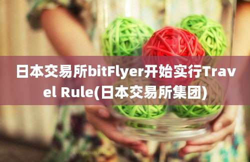 日本交易所bitFlyer开始实行Travel Rule(日本交易所集团)