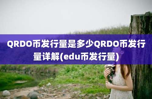 QRDO币发行量是多少QRDO币发行量详解(edu币发行量)