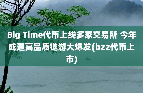 Big Time代币上线多家交易所 今年或迎高品质链游大爆发(bzz代币上市)