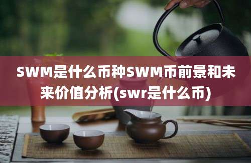 SWM是什么币种SWM币前景和未来价值分析(swr是什么币)