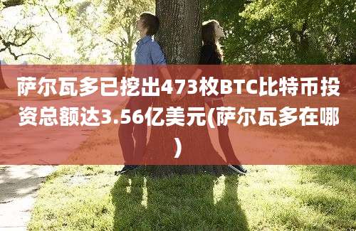 萨尔瓦多已挖出473枚BTC比特币投资总额达3.56亿美元(萨尔瓦多在哪)