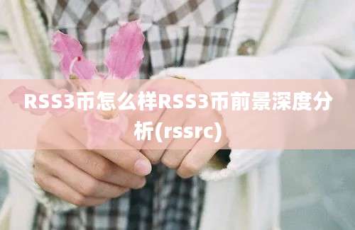 RSS3币怎么样RSS3币前景深度分析(rssrc)