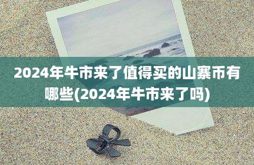 2024年牛市来了值得买的山寨币有哪些(2024年牛市来了吗)