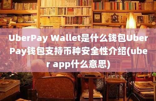 UberPay Wallet是什么钱包UberPay钱包支持币种安全性介绍(uber app什么意思)