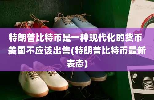 特朗普比特币是一种现代化的货币 美国不应该出售(特朗普比特币最新表态)