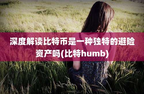 深度解读比特币是一种独特的避险资产吗(比特humb)