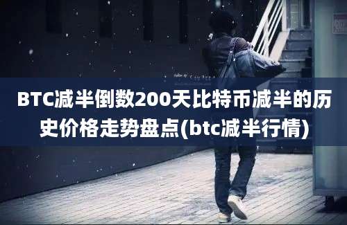 BTC减半倒数200天比特币减半的历史价格走势盘点(btc减半行情)