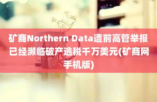 矿商Northern Data遭前高管举报已经濒临破产逃税千万美元(矿商网手机版)