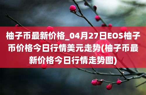 柚子币最新价格_04月27日EOS柚子币价格今日行情美元走势(柚子币最新价格今日行情走势图)