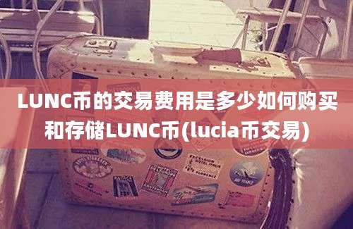 LUNC币的交易费用是多少如何购买和存储LUNC币(lucia币交易)