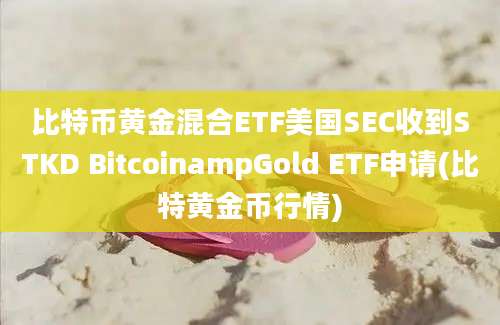 比特币黄金混合ETF美国SEC收到STKD BitcoinampGold ETF申请(比特黄金币行情)