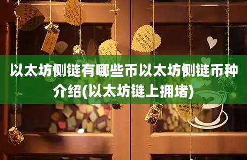 以太坊侧链有哪些币以太坊侧链币种介绍(以太坊链上拥堵)