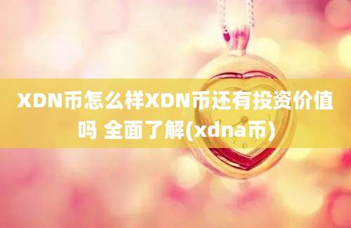 XDN币怎么样XDN币还有投资价值吗 全面了解(xdna币)