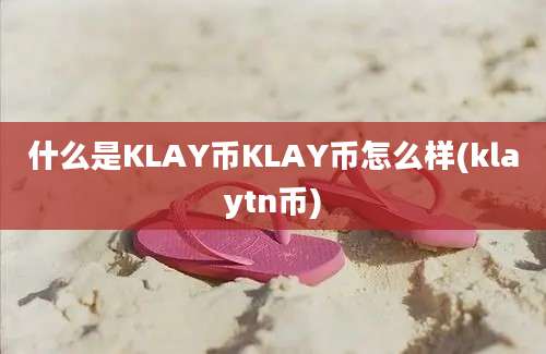 什么是KLAY币KLAY币怎么样(klaytn币)