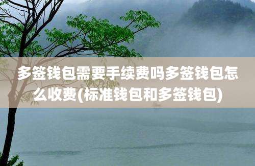 多签钱包需要手续费吗多签钱包怎么收费(标准钱包和多签钱包)