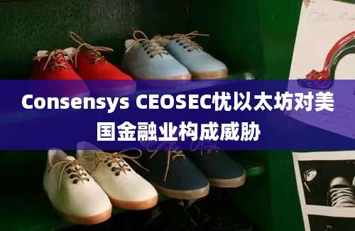 Consensys CEOSEC忧以太坊对美国金融业构成威胁