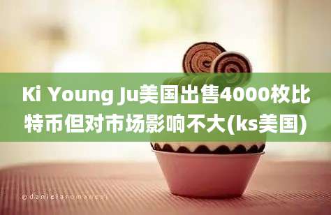 Ki Young Ju美国出售4000枚比特币但对市场影响不大(ks美国)