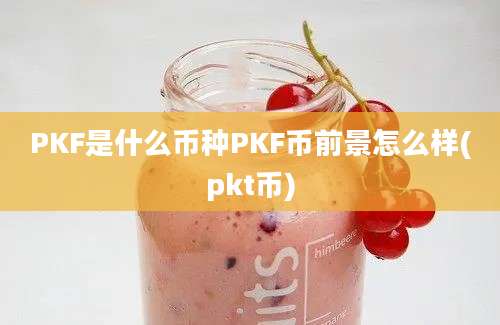 PKF是什么币种PKF币前景怎么样(pkt币)