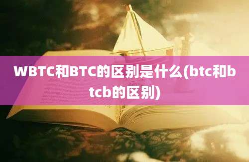 WBTC和BTC的区别是什么(btc和btcb的区别)