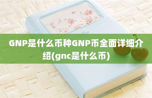 GNP是什么币种GNP币全面详细介绍(gnc是什么币)