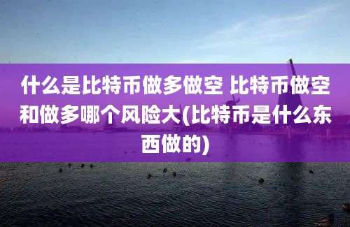 什么是比特币做多做空 比特币做空和做多哪个风险大(比特币是什么东西做的)