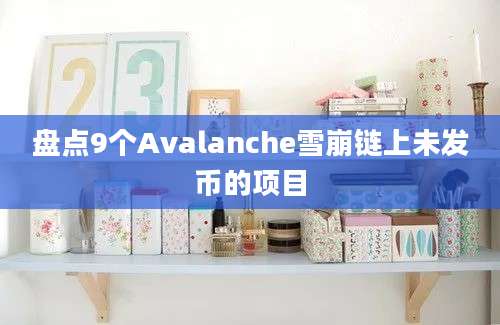 盘点9个Avalanche雪崩链上未发币的项目