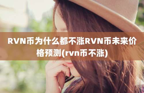 RVN币为什么都不涨RVN币未来价格预测(rvn币不涨)