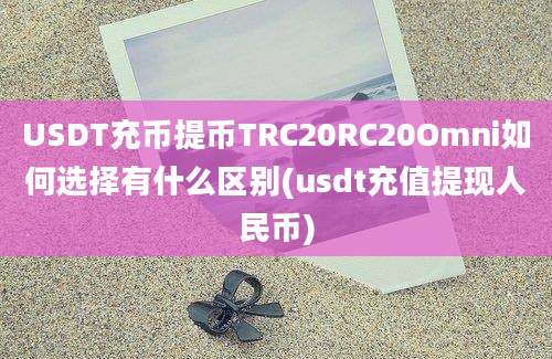 USDT充币提币TRC20RC20Omni如何选择有什么区别(usdt充值提现人民币)