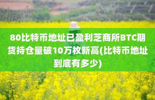 80比特币地址已盈利芝商所BTC期货持仓量破10万枚新高(比特币地址到底有多少)