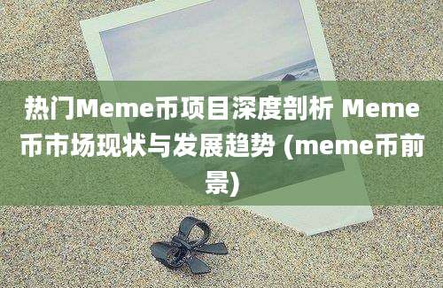 热门Meme币项目深度剖析 Meme币市场现状与发展趋势 (meme币前景)