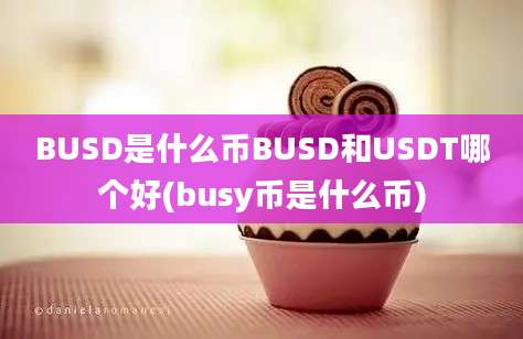 BUSD是什么币BUSD和USDT哪个好(busy币是什么币)