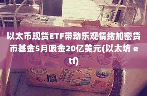 以太币现货ETF带动乐观情绪加密货币基金5月吸金20亿美元(以太坊 etf)