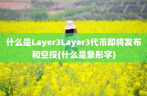 什么是Layer3Layer3代币即将发布和空投(什么是象形字)