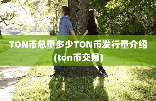 TON币总量多少TON币发行量介绍(ton币交易)