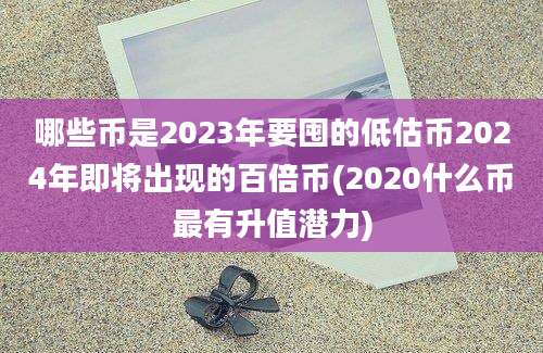 哪些币是2023年要囤的低估币2024年即将出现的百倍币(2020什么币最有升值潜力)