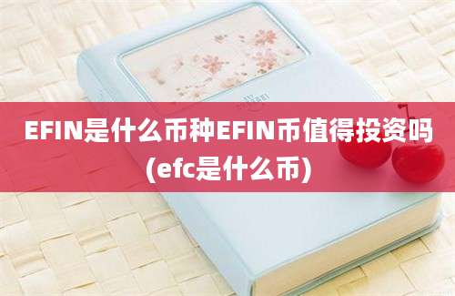 EFIN是什么币种EFIN币值得投资吗(efc是什么币)