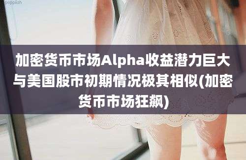 加密货币市场Alpha收益潜力巨大与美国股市初期情况极其相似(加密货币市场狂飙)