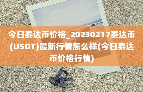 今日泰达币价格_20230217泰达币(USDT)最新行情怎么样(今日泰达币价格行情)