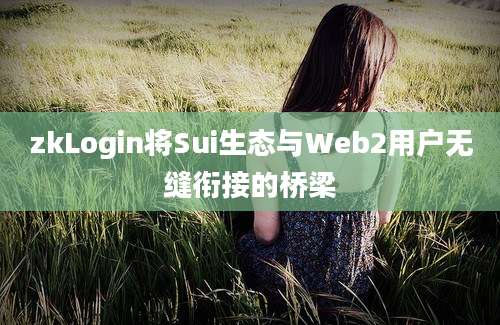 zkLogin将Sui生态与Web2用户无缝衔接的桥梁