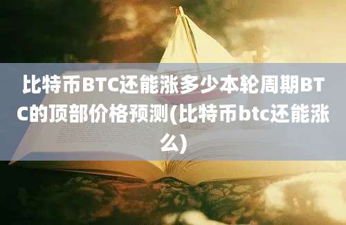 比特币BTC还能涨多少本轮周期BTC的顶部价格预测(比特币btc还能涨么)